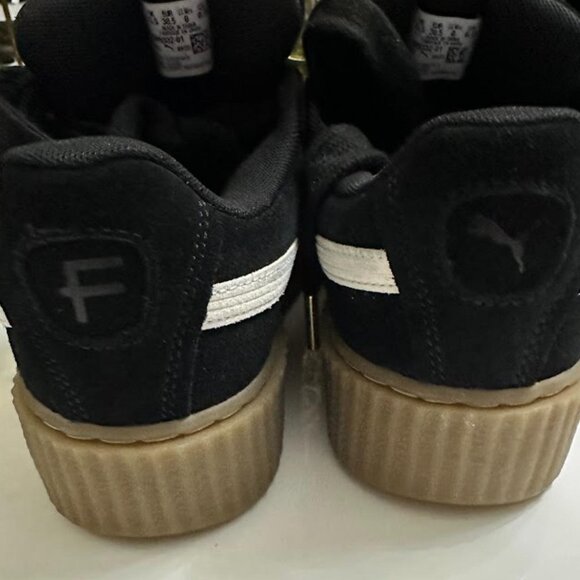 Puma Fenty Creepers Black Suede Sneakers Women’s - Picture 3 of 9